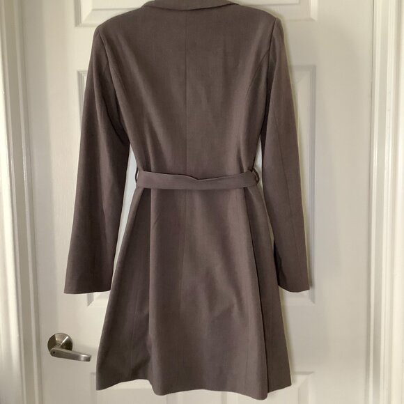 Signature by Larry Levine Women Brown Cotton Long Sleeve Blazer  - Picture 5 of 6